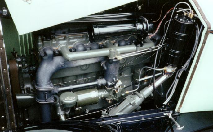 1927 Buick Brougham engine