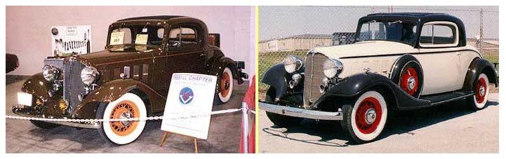 1933 Buick 55RS & 66S Coupe