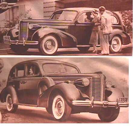 1938 Buick Postcards