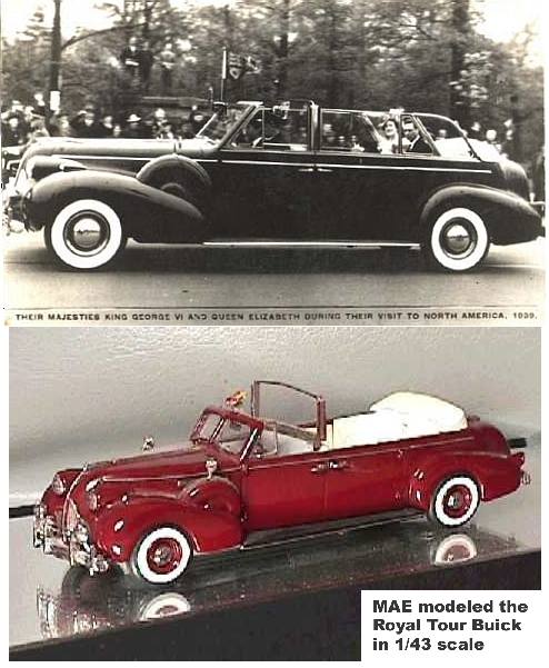 1939 Buick Royal Tour of Canada car